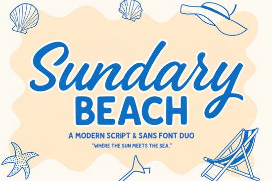 Sundary Beach Duo Font
